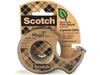 Een Plakband Magic Tape A greener choice ft 19 mm x 15 m, op dispenser van 100 % gerecycleerd plastic koop je bij best4office