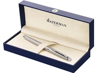 Een Waterman Hémisphère roller, fijne punt, Stainless Steel CT koop je bij Muys Kantoor & Kado