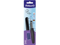 Een Pelikan Twist vulpen, op blister, zwart koop je bij best4office