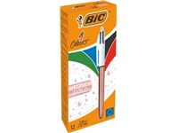 Een Bic balpen 4 Colour Shine, rosé goud, doos van 12 stuk koop je bij best4office