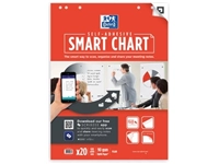 Een Oxford flipchartblok Smart Chart, zelfklevend, ft 60 x 80 cm, blanco, pak van 20 vel koop je bij best4office