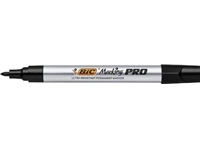 Een Bic markeerstift Marking Pro, ronde punt, zwart koop je bij Muys Kantoor & Kado