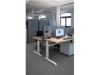 Een MAULconnecto scheidingswand, ft 160x50 cm, donkergrijs, frame antraciet, Uplight koop je bij best4office