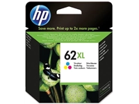 Een HP inktcartridge 62XL, 415 pagina's, OEM C2P07AE, 3 kleuren koop je bij best4office