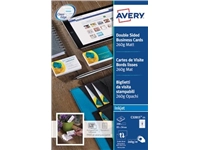 Een AVERY visitekaarten voor inkjet Quick&Clean mat, 200 kaartjes, 260 g/m² koop je bij Muys Kantoor & Kado