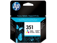 Een HP inktcartridge 351, 170 pagina's, OEM CB337EE, 3 kleuren koop je bij Muys Kantoor & Kado