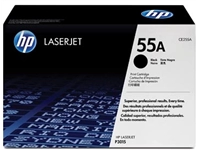 Een HP toner 55A, 6 000 pagina's, OEM CE255A, zwart koop je bij Muys Kantoor & Kado