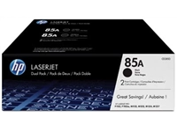 Een HP toner 85A, 1 600 pagina's, OEM CE285AD, zwart, duopack koop je bij best4office