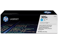 Een HP toner 305A, 2 600 pagina's, OEM CE411A, cyaan koop je bij best4office