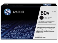 Een HP toner 80A, 2 700 pagina's, OEM CF280A, zwart koop je bij Muys Kantoor & Kado