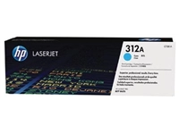 Een HP toner 312A, 2 700 pagina's, OEM CF381A, cyaan koop je bij Muys Kantoor & Kado