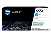 Een HP toner 655A, 10 500 pagina's, OEM CF451A, cyaan koop je bij Muys Kantoor & Kado