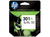 Een HP inktcartridge 301XL, 330 pagina's, OEM CH564EE, 3 kleuren koop je bij best4office