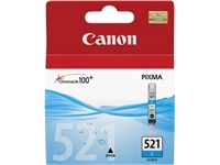 Een Canon inktcartridge CLI-521C, 448 pagina's, OEM 2934B001, cyaan koop je bij best4office