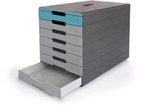 Een Durable ladenblok Idealbox Pro, 7 laden, blauw koop je bij best4office