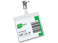 Een Durable badge met clip ft 60 x 90 mm, horizontaal koop je bij best4office