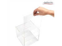 Een Deflecto ideeënbus met folderhouder, ft 33,8 x 21,5 x 21,3 cm koop je bij best4office