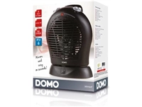 Een Domo warmeluchtblazer IP21, zwart koop je bij Muys Kantoor & Kado