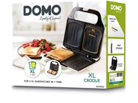 Een Domo croque monsieur machine Croque XL, wit koop je bij Muys Kantoor & Kado