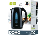 Een Domo waterkoker 360°, 1,7 liter, zwart koop je bij Muys Kantoor & Kado