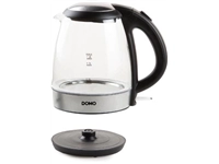 Een Domo waterkoker uit glas en RVS, 1,2 l, 2200 W koop je bij Muys Kantoor & Kado