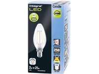 Een Integral Candle LED lamp E14, niet dimbaar, 2.700 K, 2 W, 250 lumen koop je bij Muys Kantoor & Kado