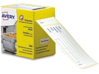 Een Avery etiketten voedselcodering, ft 98 x 40 mm, 1 rol met 300 afscheurbare etiketten in dispenser, Engels koop je bij Muys Kantoor & Kado