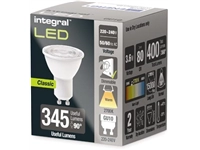 Een Integral LED spot GU10, dimbaar, 2.700 K, 3,6 W, 400 lumen koop je bij Muys Kantoor & Kado