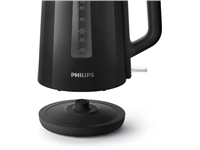 Een Philips Series 3000 waterkoker, 1,7 liter, zwart koop je bij Muys Kantoor & Kado