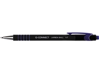 Een Q-CONNECT balpen Lambda, 0,5 mm, medium punt, blauw koop je bij Muys Kantoor & Kado