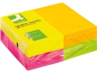 Een Q-CONNECT Quick Notes, ft 76 x 127 mm, 100 vel, pak van 12 blokken in 4 neonkleuren koop je bij best4office