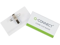 Een Q-CONNECT badge met combiklem 90 x 54 mm koop je bij best4office