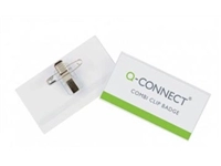 Een Q-CONNECT badge met combiklem 90 x 54 mm koop je bij best4office