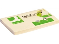 Een Q-CONNECT Quick Notes Recycled, ft 76 x 127 mm, 100 vel, geel koop je bij best4office