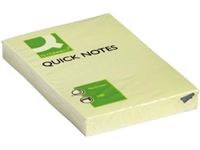 Een Q-CONNECT Quick Notes, ft 51 x 76 mm, 100 vel, geel koop je bij best4office