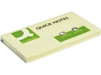 Een Q-CONNECT Quick Notes, ft 76 x 127 mm, 100 vel, geel koop je bij best4office