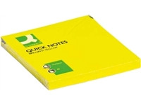 Een Q-CONNECT Quick Notes, ft 76 x 76 mm, 80 vel, neongeel koop je bij best4office