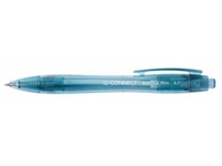 Een Q-CONNECT balpen Recycling PET, 0,7 mm, medium punt, blauw koop je bij best4office