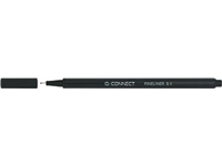 Een Q-CONNECT fineliner, 0,4 mm, driehoekig, zwart koop je bij best4office