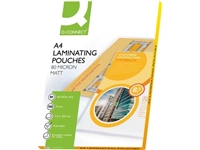 Een Q-CONNECT lamineeretui A4 2x 80 micron mat 100 stuks koop je bij best4office