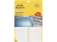 Een Avery Zweckform 3350 adresetiketten ft 95 x 47 mm (b x h), 240 etiketten, wit koop je bij best4office