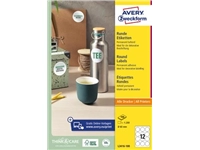 Een Avery Zweckform ronde etiketten, 60 mm, doos van 1.200 stuks, wit koop je bij best4office