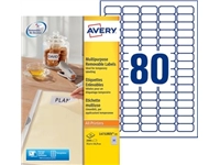 Een Avery L4732REV-25 afneembare etiketten ft 35,6 x 16,9 mm (b x h), 2.000 etiketten, wit koop je bij best4office