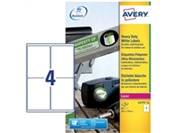 Een Avery L4774-20 ultra-sterke etiketten ft 99,1 x 139 mm (b x h), 80 etiketten, wit koop je bij best4office