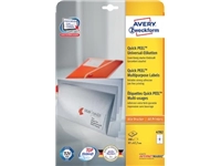 Een Avery Zweckform 4782, Universele etiketten, Ultragrip, wit, 25+5 vel, 8 per vel, 97 x 67,7 mm koop je bij best4office