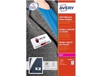 Een AVERY Zelfklevende badge ft 63,5 x 29,6 mm, doos van 540 stuks, wit koop je bij best4office