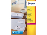 Een Avery L7159, Adresetiketten, Laser, Ultragrip, wit, 40 vellen, 24 per vel, 63,5 x 33,9 mm koop je bij best4office