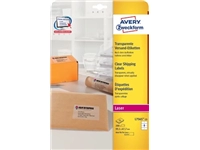 Een Avery L7565-25 verzendetiketten ft 99,1 x 67,7 mm (b x h), 200 etiketten, transparant koop je bij best4office