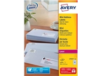 Een Avery L7651, Verzendetiketten, Laser, Ultragrip, wit, 100 vellen, 65 per vel, 38,1 x 21,2 mm koop je bij best4office