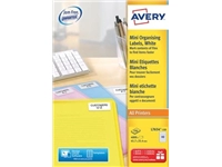 Een Avery Witte laseretiketten QuickPeel ft 45,7 x 25,4 mm (b x h), 4.000 stuks, doos van 100 blad koop je bij best4office